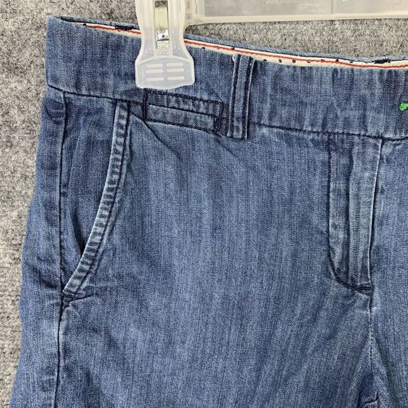 Tommy Hilfiger Light Denim Short Shorts Women Sz 6 Mid-rise Cotton - Picture 2 of 9